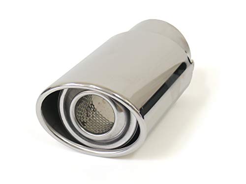 Embellecedor de tubo de escape de acero inoxidable universal para tubo de escape deportivo AM063