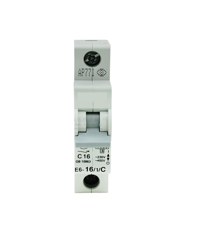 interruttore automatico, Interruttore automatico E6-16/1/C 6A 1P 6kA