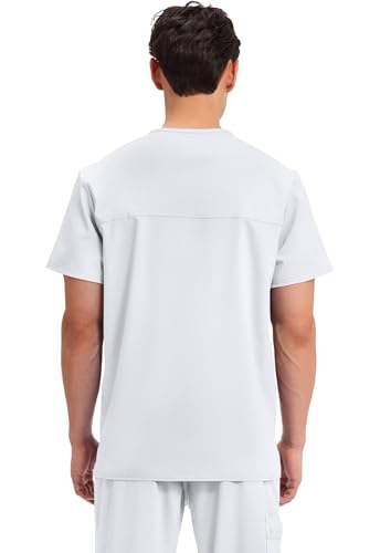 Image of Cherokee WW Revolution V-Neck Scrub Top for Men with 3 Pockets