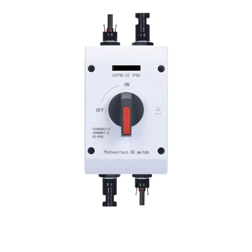 Interrupteur d'isolation DC 32A IP66 pour onduleur photovoltaïque