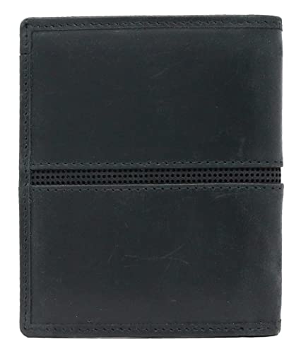 Harley-Davidson Men's Heritage Bi-Fold Leather Wallet w/Flip Out - Black3