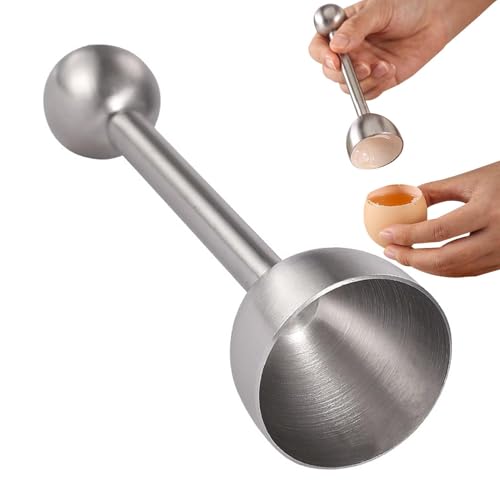 Apriuovo In Acciaio Inossidabile - Rompiuovo Superiore - Copriuovo In Acciaio Inossidabile Per Uovsa Poco Cotte Parte Superiore Rompiuovo Per Risparmiare