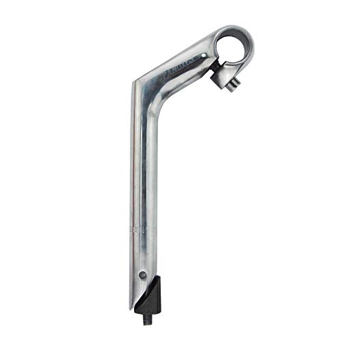 UPANBIKE バイクステム 22.2mm 25.4mm アルミニウム合金 グースネック形状 40mm / 80mmステム(80mm*180mm*30°,銀)