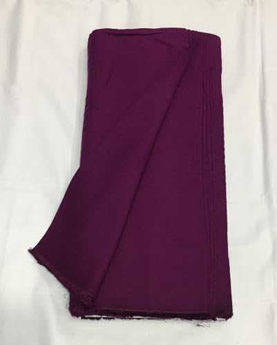 Image of BKRKJ Women's Rayon Cotton Unstitched Fabric for Sewing Suit Salwar Chudidar Patiyala Kurti Shirt Kameez Blouse Kurta Pyjama (2.5 Meter, Dark Wine)