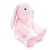 WEIGEDU Pink Rabbit Bunny Stuffed Animal Plush Toys with Floppy Ears & Heart Print for Lover, Kids, Boys, Girls, Babies - Perfect Birthday Nursery Decor Easter Christmas Bedtime Gift