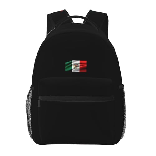Mexico Backpack Math Mexico Flag Backpacks Travel Hiking Camping Bag Mexican Bag Casual Daypack Lightweight Backpack