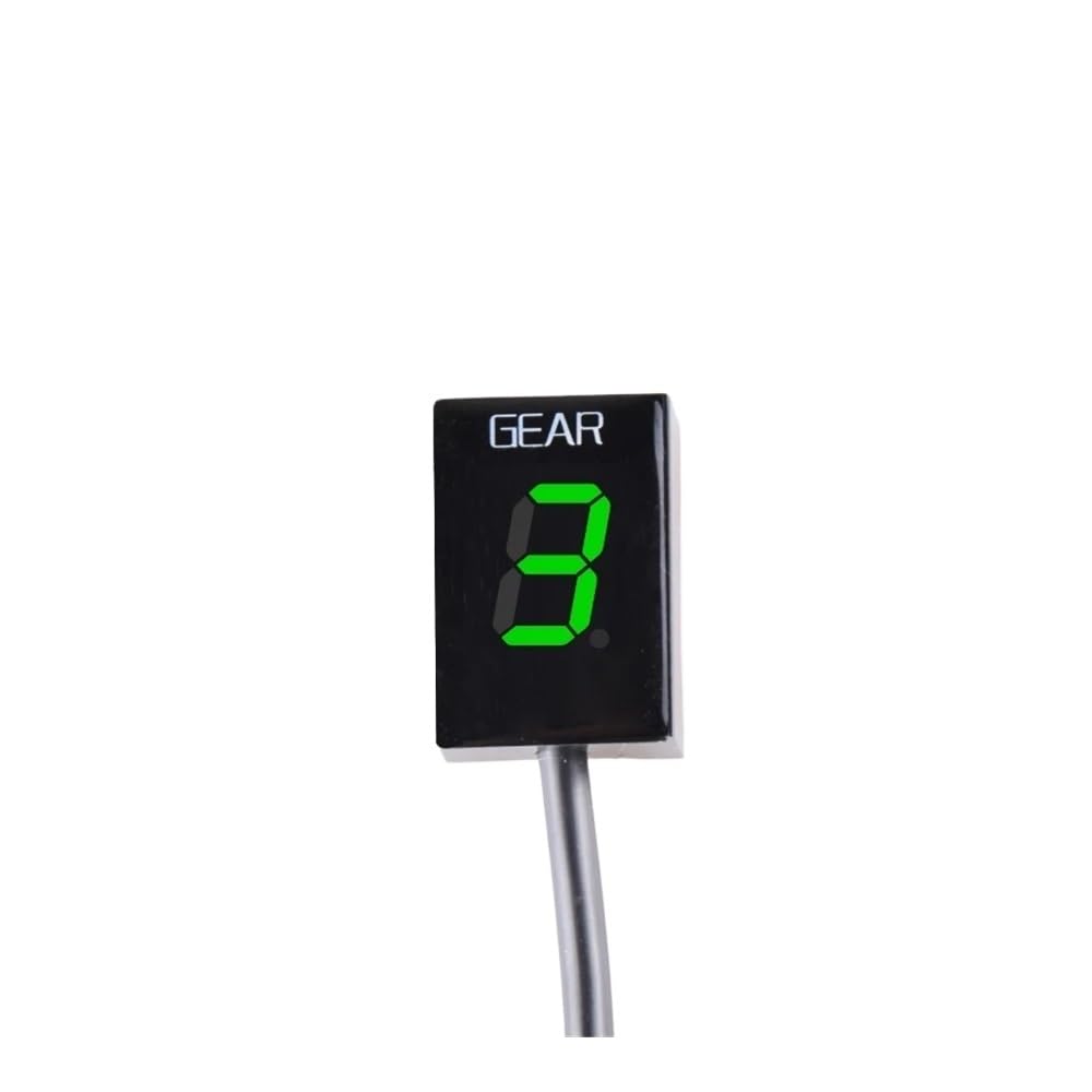 Indicateur de rapport engagé numérique 6 vitesses LED vert pour Monster S4 2002 - 5