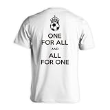 [アートワークスコウベ] サッカー Tシャツ 半袖 ONE FOR ALL AND ALL FOR ONE ユニセックス L ホワイト