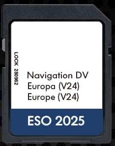 Carte SD Navigation GPS Europe - v24 ESO 2025 - Compatible avec Volkswagen VW Discovery Pro (MIB2 High)