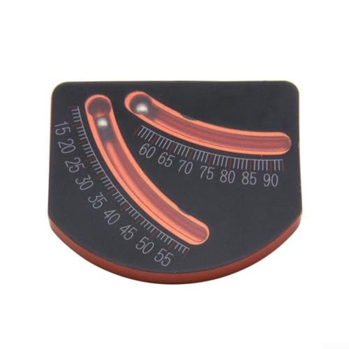 Strumento accurato a doppia scala ABS Tilt Gauge Pendenza per misurare 15 90 gradi per barche e yacht