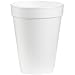 DART DRC14J16 Styrofoam Insulated Foam Cups, 14 oz (Pack of 25), white