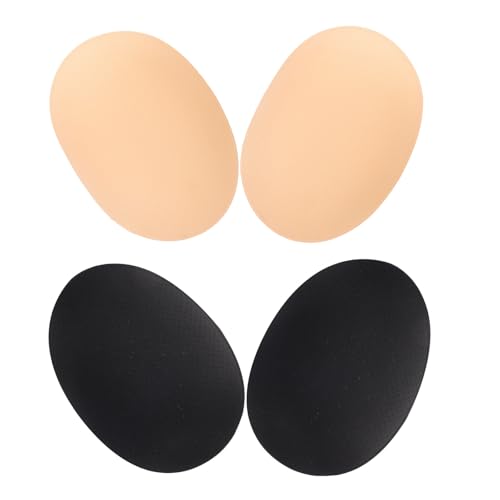 TOPPERFUN Silicone Butt Enhancer Pads 4Pcs Removable Self Adhesive Hip Pads for Women Sturdy Washable Inserts Suitable for Everyday Wear and Cosplay