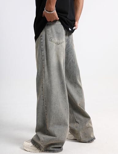Baggy Jeans Men Y2K Harajuku Loose Fit Pants Skater Jeans Streetwear Pants Vintage Jeans4
