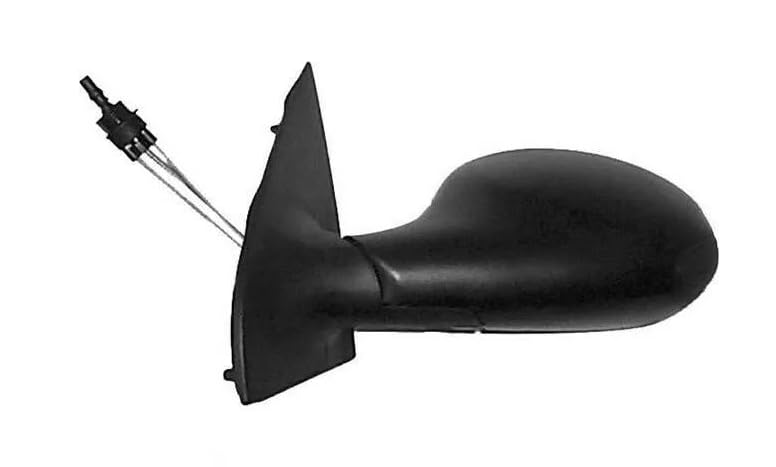 Set 2 Specchio Specchietto Retrovisore Esterno Destro e Sinistro Compatibile Per Lancia Ypsilon da 1996 a 2003 Meccanico Nero