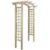 vidaXL Tuinboog Rozenboog Tuinboog Boog Prieel Klimrek Klimplanten Rek Rekken Tuin Prieelboog Trellisboog Latwerk Trellis Tuinelement Hout