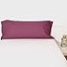 10XDIEZ - Funda de Almohada de Cama de 150cm - 160x45 cm - Color Berenjena