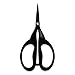 Tim Holtz Small Scissors - 5 Inch Mini Snips with Micro Serrated Blade - Craft Tool for Cutting Paper, Fabric, and Sewing - Titanium with Black Comfort Grip Handles