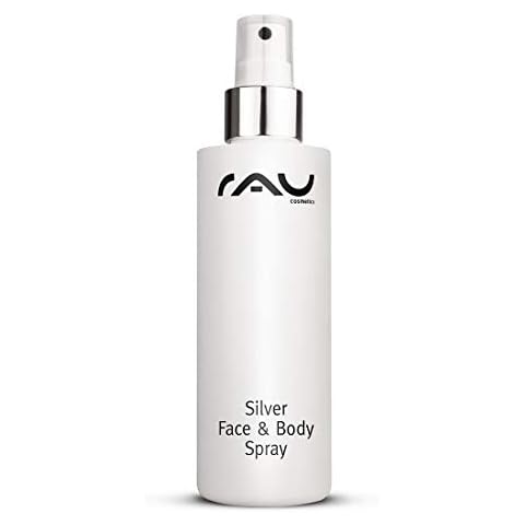 RAU Silver Face & Body Spray 200 ml - Colloidal Silver - Anti-bacterial Face & Body Spray Against Impurities Cover