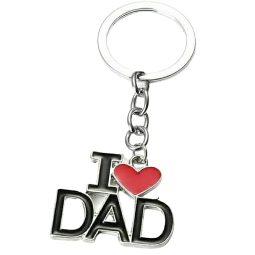 voonto I Love Dad Design Multicolour Metal Keychain for Your Car, Bike & Home-picture-18
