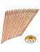 Bonviee Bamboo Chopsticks Reusable Wooden Chopsticks Set 9.45" NAtural Premium Quality Chopstick Non Slip Eco Friendly for Japanese Korean Chinese Asian Food (10 Pairs)