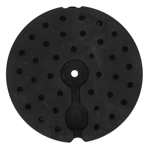 Base de lámpara de pie de plástico negro con contrapeso para estudio
