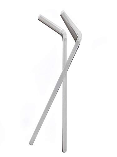 Bioplant 100 Pack Plant-Based Corn Biodegradable Straws. Plasticless Flexible Bendy Straws, Plastic-Free Disposable Straws. Eco Friendly Alternative To Plastic Straws & Not Soggy Like Paper Straws #TOP4