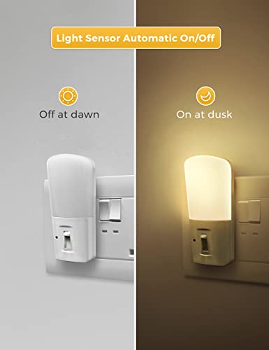 Plug in Night Light, LOHAS Dimmable Night Lights, Dusk to Dawn, Brightness Adjustable - Image 2
