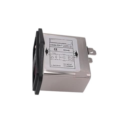 Filtro enchufe monofásico CW2B para eliminar ruidos eléctricos en equipos de 220V CA