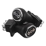 Compatibilité étendue : cet interrupteur pour voiture jouet électrique est compatible avec divers interrupteurs à bascule pour autos tamponneuses et karts électriques pour enfants, un remplacement facile pour les véhicules jouets de vos enfants.
