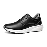 Bruno Marc Men's Casual Dress Sneakers Shoes, All-Day Comfort Cushioning Walking Breathable Lightweight Oxfords MaxFlex ActiveMetro,Size 12,Black,BMUMOX2421