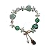 N/Ａ Personnalité Originale Couleur Bonbon Bracelet en Cristal Mode féminine Amour Cristal Pierre Bracelet Super Flash Filles Bracelet