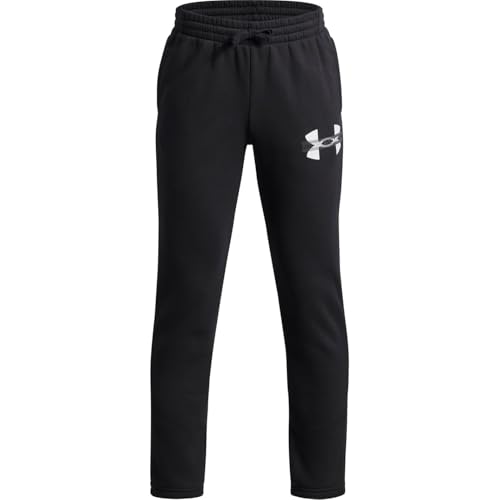 Under Armour Boys' Rival Fleece Colorblock Graphic Joggers (Big Kids)