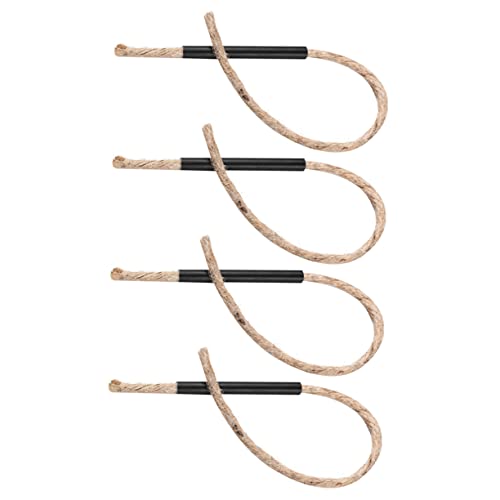 BESPORTBLE 4Pcs Camping Wax Wick Ropes for Outdoor Fire Starters Lightweight Rope for Survival and Emergency Use Portable Fire Starter Supplies for Camping and Hiking