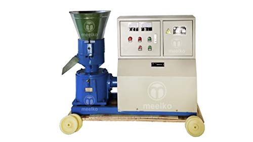 Electric Pellet Mill for Wood, Biomass, & Forage â€“ 15kW, 260 mm Die