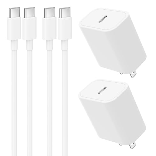 45W USB C Charger for iPhone 16 15 Fast Charging?Type c Charger Block with USB-C Cable for iPhone 16/15 and More Series, iPad, Galaxy S24 Ultra -White