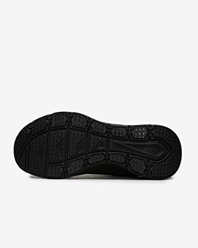 Skechers Men's D'Lux Walker Oxford, Black/Black, 11 | Image 4