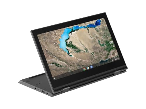 Image of Lenovo Chromebook 300e 2nd Gen 2-in-1 11.6 inch Touch 4GB 32GB X2 1.1GHz, Black (Renewed)