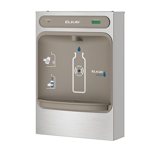 Image of Elkay LZWSSM EZH2O Surface Mount, Filtered, Bottle Filling Station, Non-Refrig., Stainless Steel