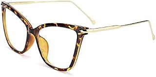 FEISEDY New Oversized Cat Eye Glasses Frame Non prescription Eyewear for Women B2460