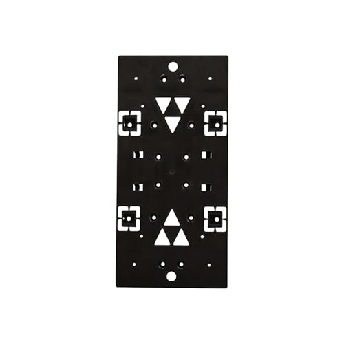 Architectural Mailboxes PLMB06AM Plastic Bracket Mailbox Mounting Board Black