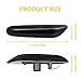 Sequential LED Side Marker Turn Signal Lights Compatible with BMW 1 3 5 Series E36 E46 E60 E87 E90 E92 X1 X3 63133418447 63133418448 Fender Side Marker Amber Light Assemblies Front Flowing LED Lamps