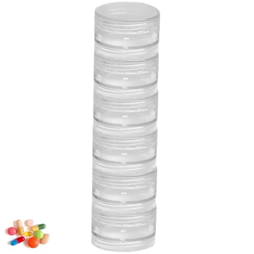 Set di 6 cosmetici da viaggio ricaricabili Cosmetici - contenitori ermetici da 30 ml per creme per viso, corpo e mani