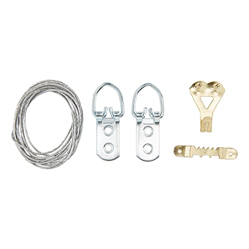 Image of National Hardware N260-400 Picture Hanging Kit, Brass