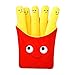 Juguetes de felpa de papas fritas muñeca patatas fritas almohada pizza muñeca de peluche sueño niñas cama simulación lindo cojín muñeca regalos (color: A, altura: 30 cm)