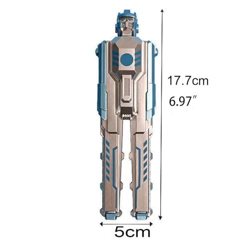 Bolígrafos robot de gel negro pack de 4 miniatura 5