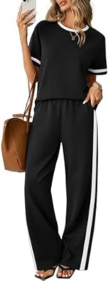Sampeel 2 Piece Sets for Women Summer Resort Wear for Women 2026 Women's Clothing Beach Outfits Airp...