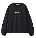 [ミルクフェド] カジュアル COOPER LOGO WIDE L/S TEE レディース CHARCOAL