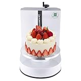 Cake Frosting Machine - Electric Icing Machine for 4-12 Inch Cake,Semi-Automatic Decorating Tools with Touch Control for Food Stores