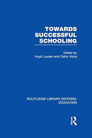 Towards Successful Schooling book cover
