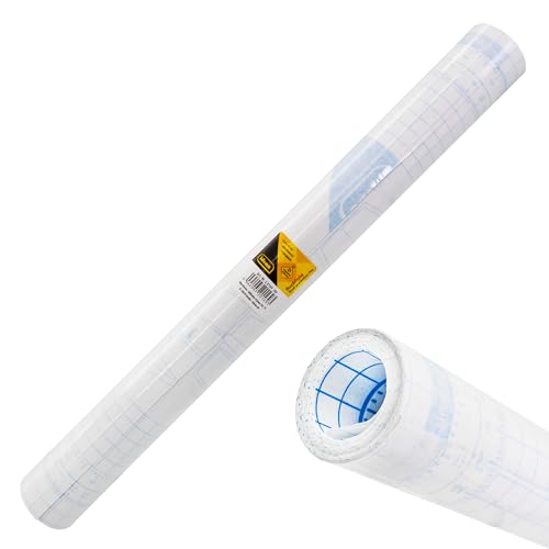 livre Idena 20169 - Film autocollant transparent pour livres, 1 rouleau 10 m x 45 cm, couverture en plastique